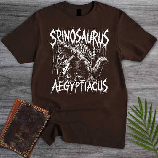T-Shirt Dark Chocolate / S Metal Rockin Spinosaurus T-Shirt