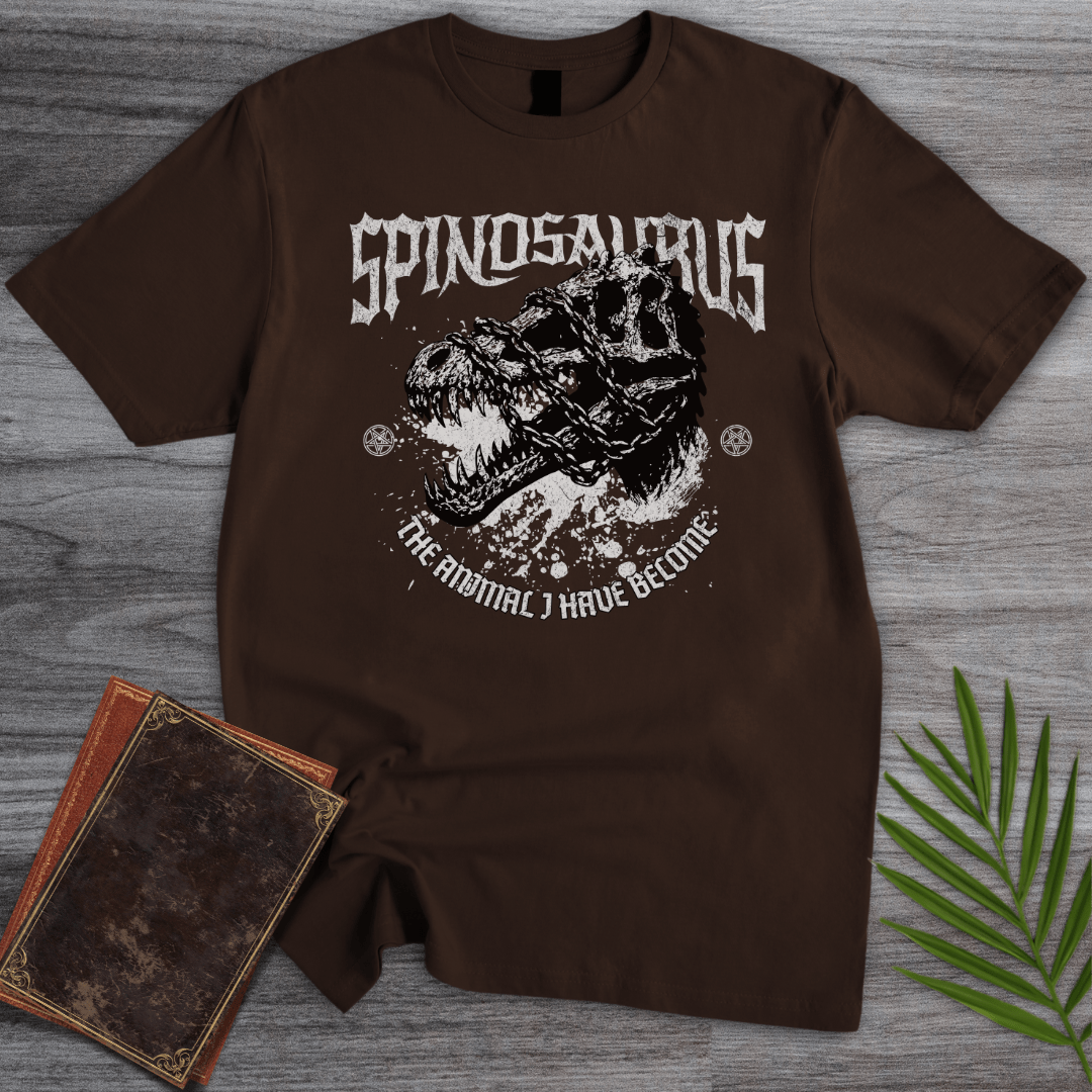 T-Shirt Dark Chocolate / S Metal Spinosaurus & Chains T-Shirt