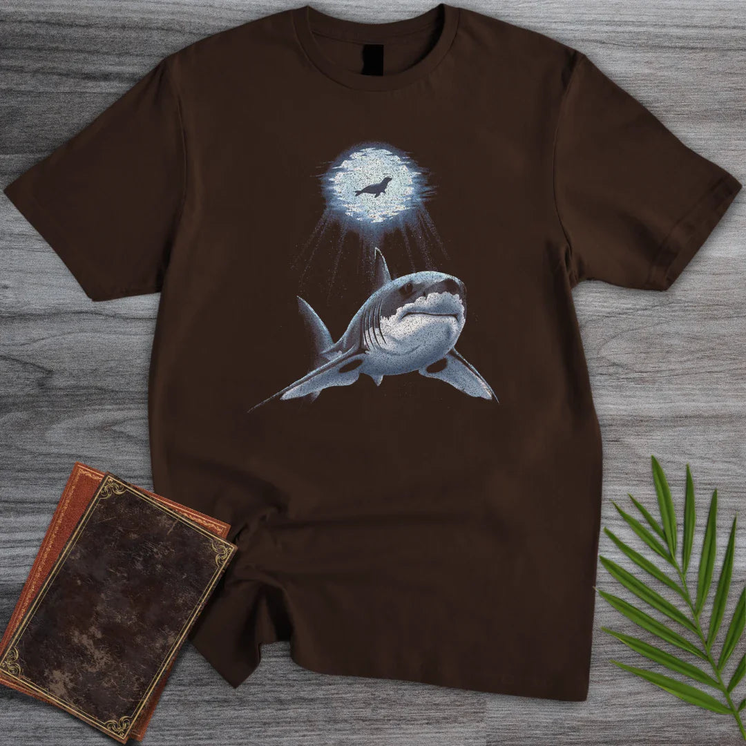 T-Shirt Dark Chocolate / S Midnight Great White T-Shirt
