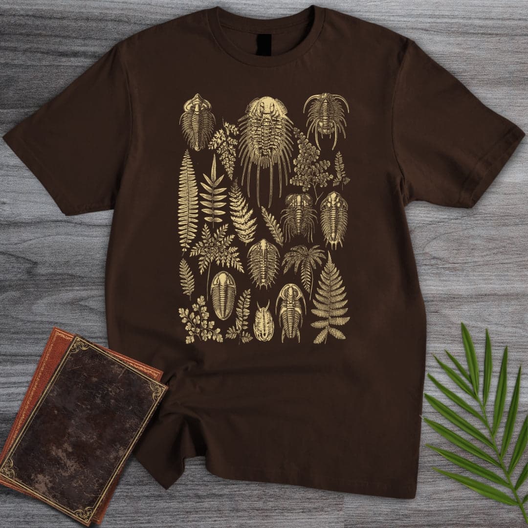 T-Shirt Dark Chocolate / S Minimal Trilobites Club T-Shirt