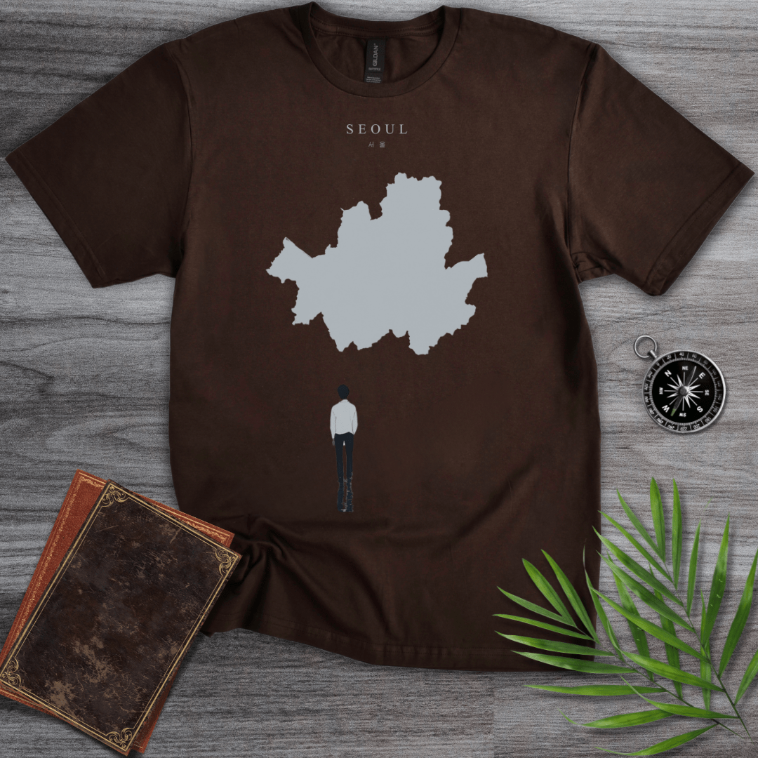 T-Shirt Dark Chocolate / S Minimalist Seoul Graphic T-Shirt