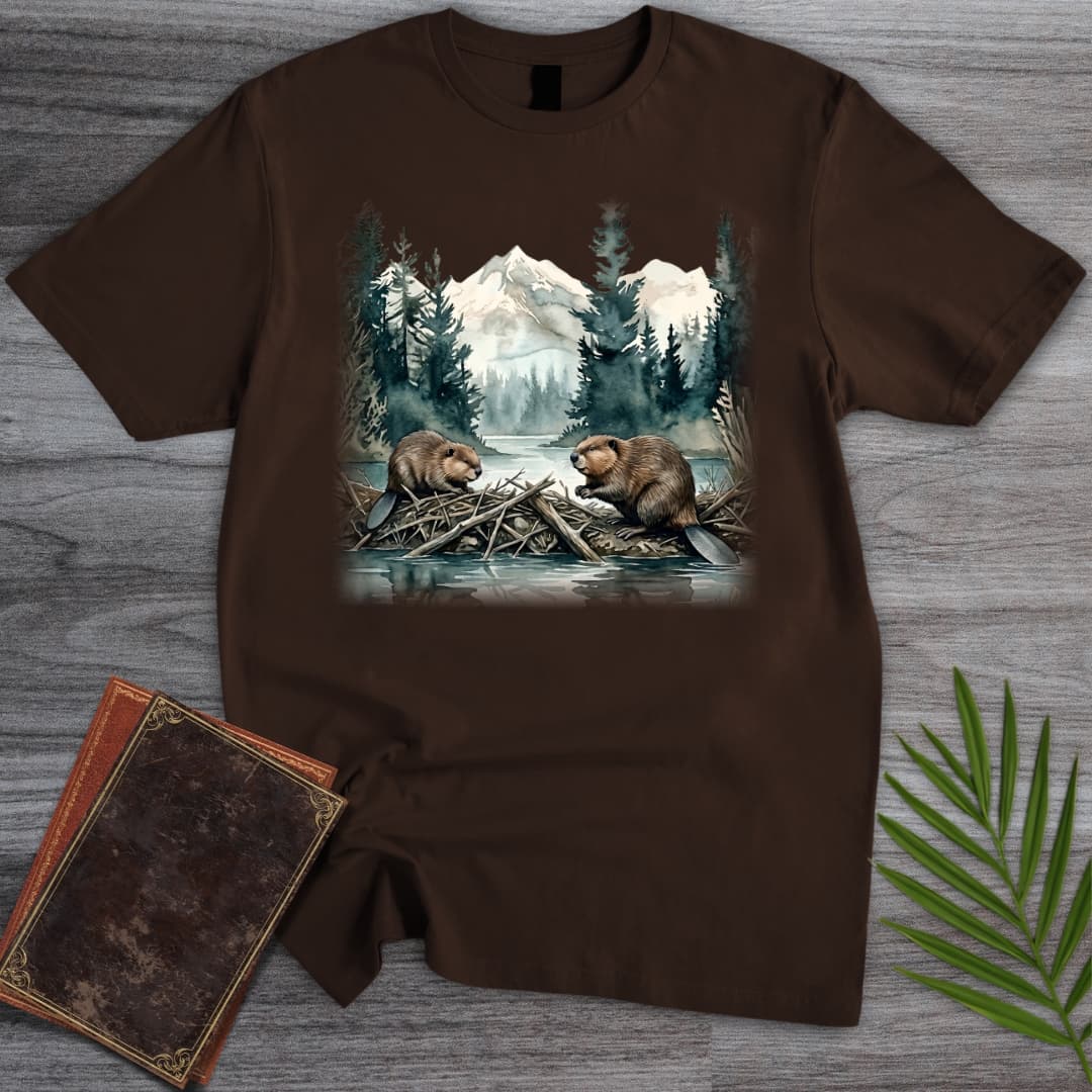 T-Shirt Dark Chocolate / S Misty Dam Beavers T-Shirt