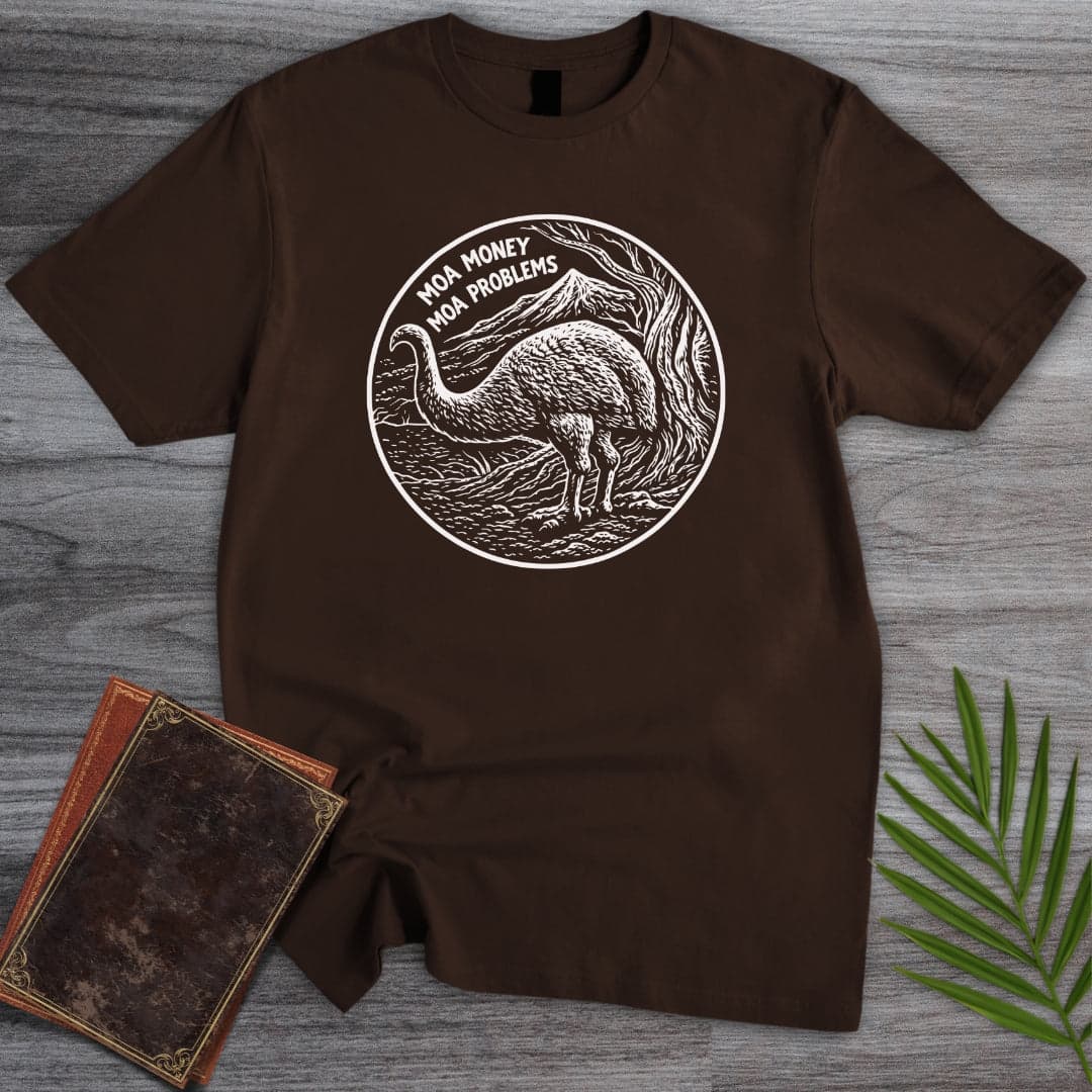 T-Shirt Dark Chocolate / S Moa Money Moa Problems T-Shirt