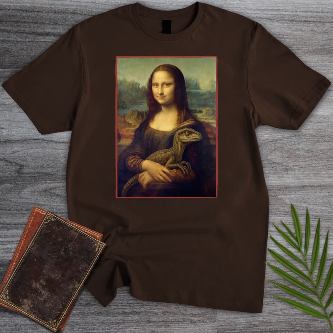 T-Shirt Dark Chocolate / S Mona Lisa Raptor T-Shirt