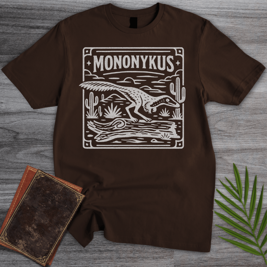 T-Shirt Dark Chocolate / S Mononykus Desert Plains T-Shirt