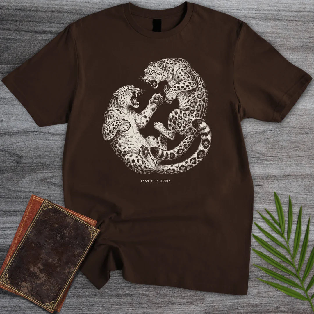 T-Shirt Dark Chocolate / S Mountain Clash Snow Leopards T-Shirt