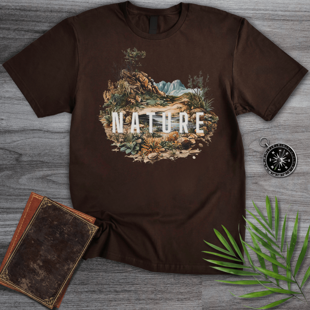 T-Shirt Dark Chocolate / S NATURE: Landscape Oasis T-Shirt