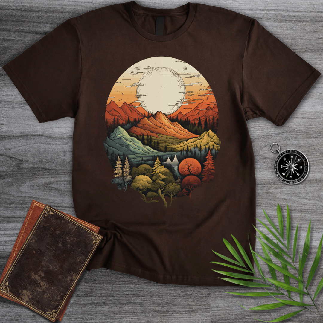 T-Shirt Dark Chocolate / S Nature's Seasons Graphic T-Shirt