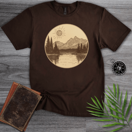 T-Shirt Dark Chocolate / S Nature Serenity at Dawn T-Shirt