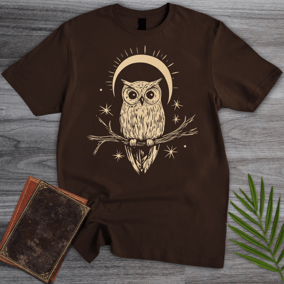 T-Shirt Dark Chocolate / S Night Owl Moonlight T-Shirt