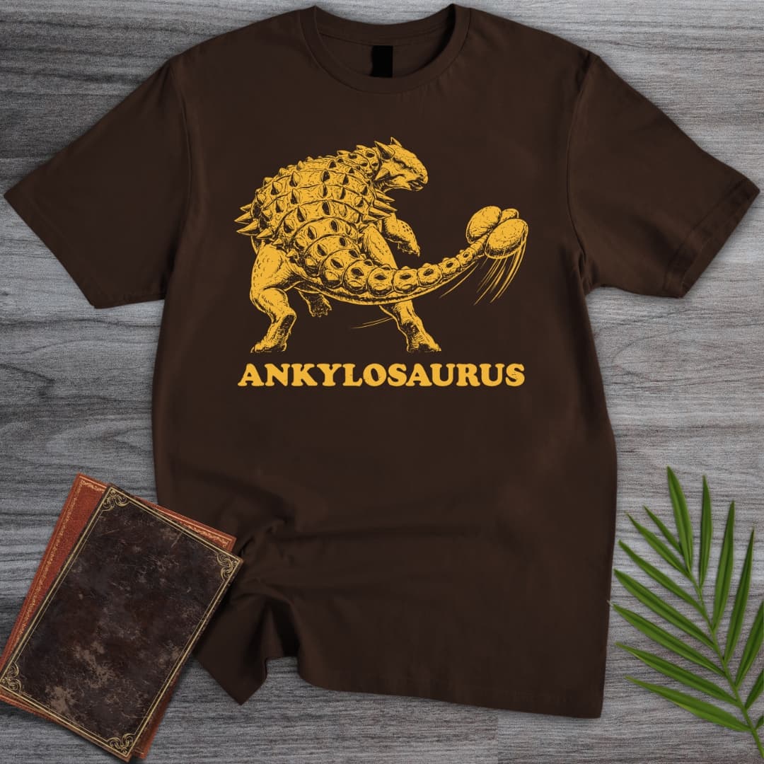 T-Shirt Dark Chocolate / S Old School Ankylosaurus T-Shirt