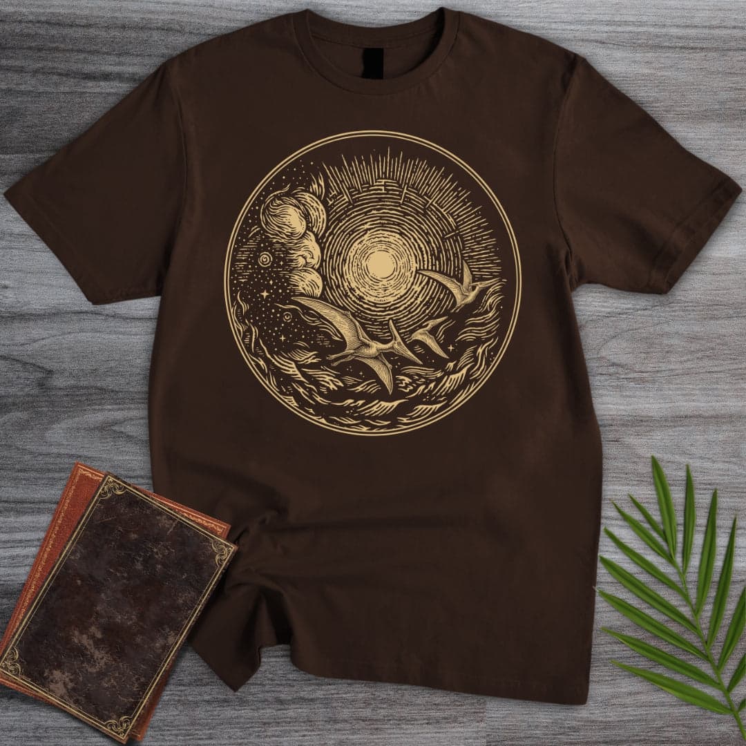T-Shirt Dark Chocolate / S Once Upon a Prehistoric Sky T-Shirt