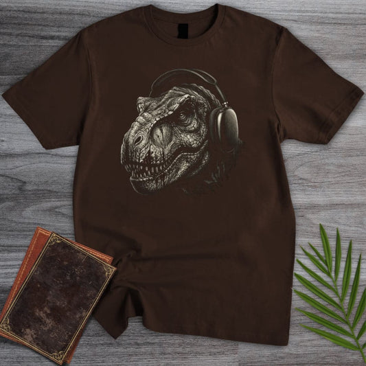 T-Shirt Dark Chocolate / S Overstimulated Series: Tyrannosaurus T-Shirt