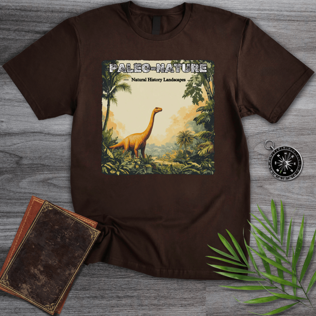 T-Shirt Dark Chocolate / S Paleo-Nature Landscapes T-Shirt