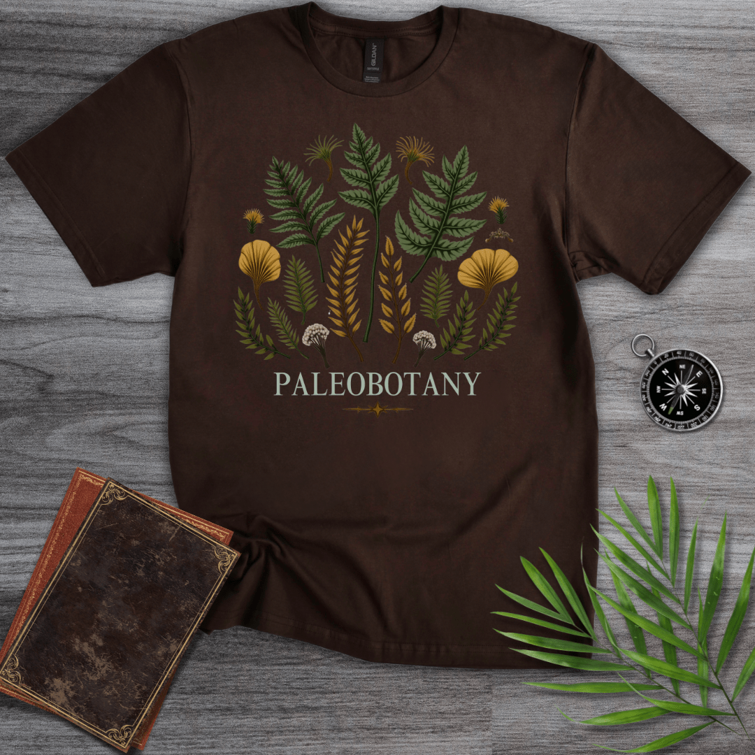 T-Shirt Dark Chocolate / S Paleobotany: Plants of History T-Shirt