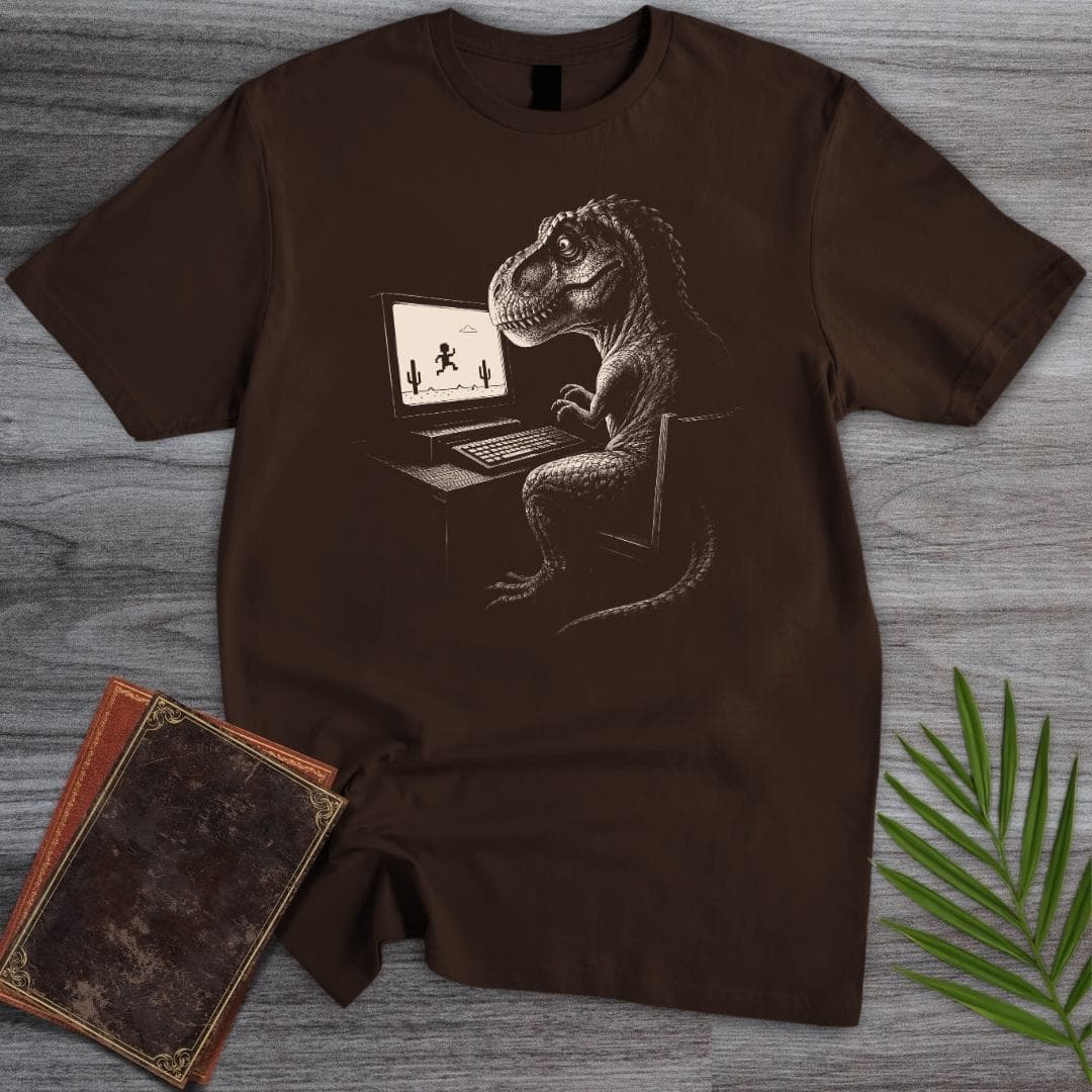 T-Shirt Dark Chocolate / S Prehistoric Internet Outage T-Shirt