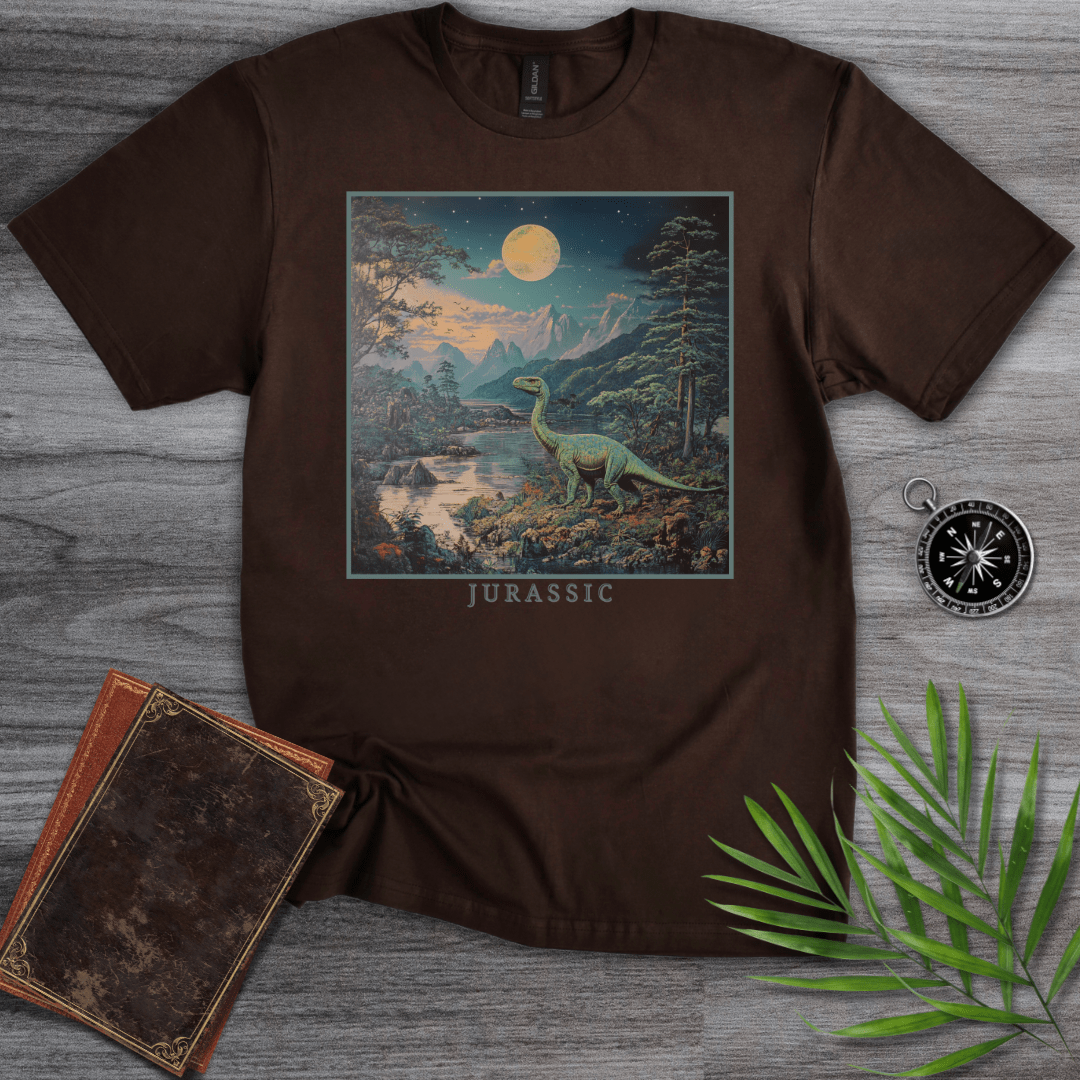 T-Shirt Dark Chocolate / S Prehistoric  "Jurassic" Dinosaur Aesthetic T-Shirt