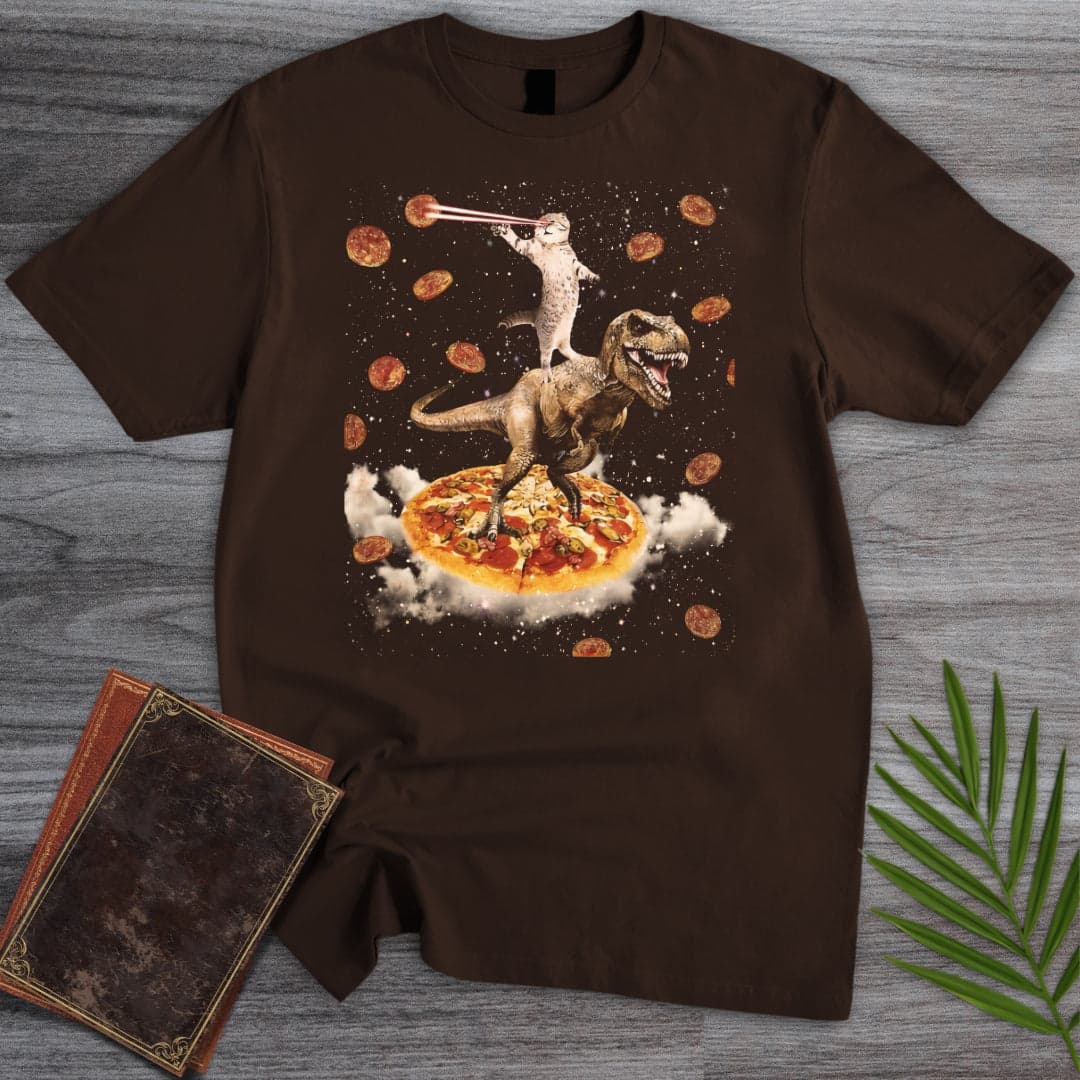T-Shirt Dark Chocolate / S Prehistoric Pepperoni Chaos T-Shirt