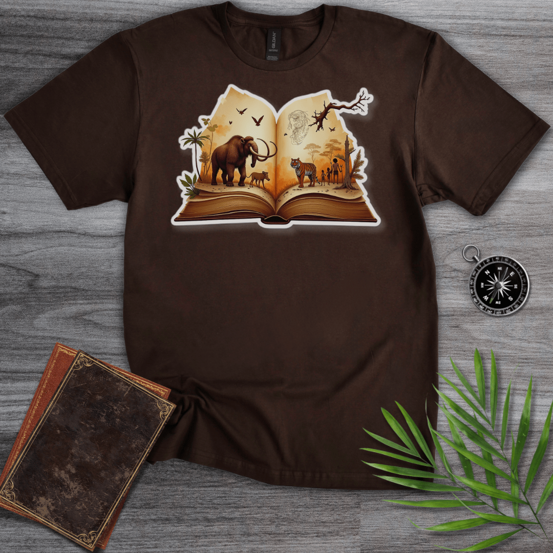 T-Shirt Dark Chocolate / S Prehistoric Stories: B.C.E. T-Shirt