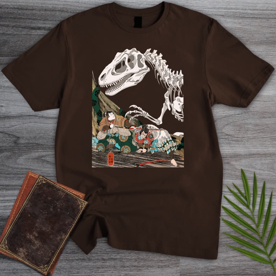 T-Shirt Dark Chocolate / S Prehistoric Yokai Ghosts T-Shirt