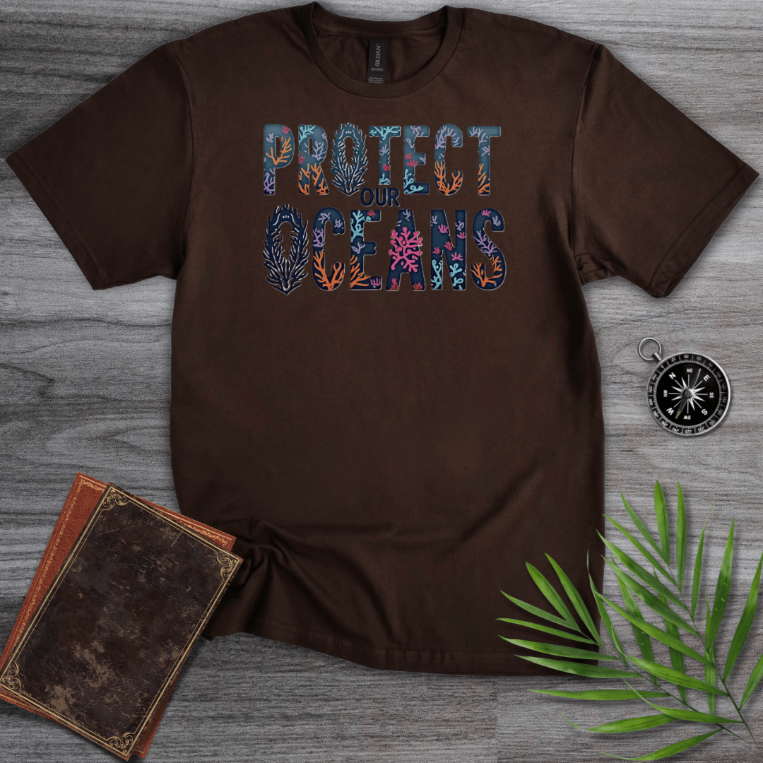 T-Shirt Dark Chocolate / S Protect Our Oceans T-Shirt