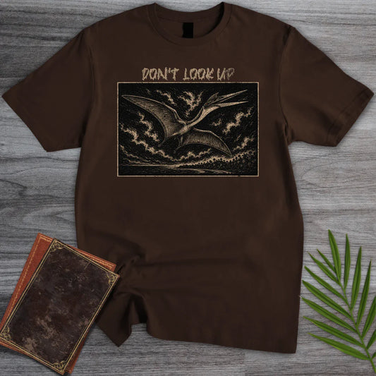 T-Shirt Dark Chocolate / S Quetzalcoatlus Sky Horror T-Shirt