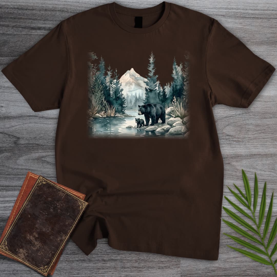 T-Shirt Dark Chocolate / S Quiet Lake Bears T-Shirt