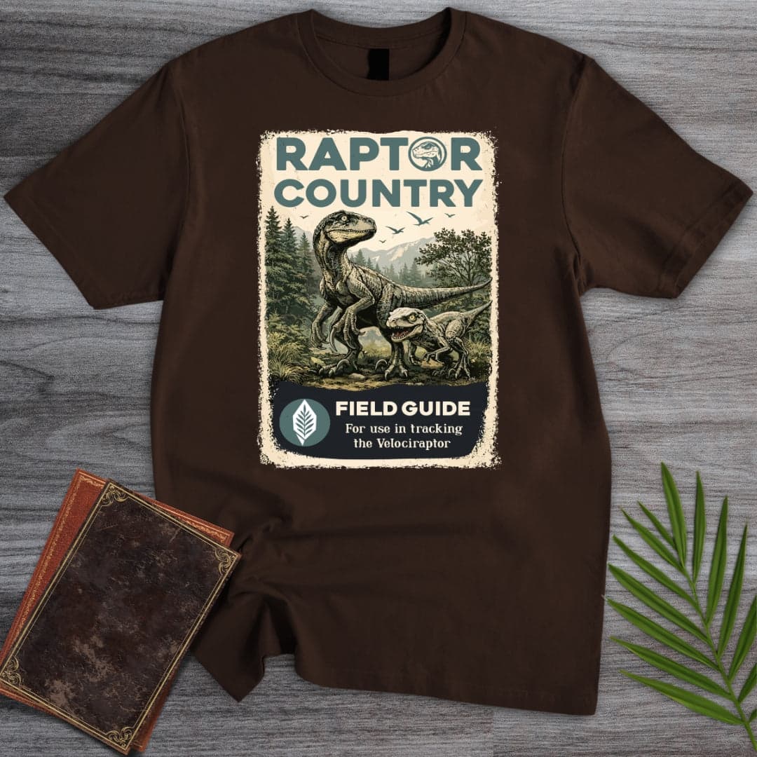 T-Shirt Dark Chocolate / S Raptor Country Field Guide T-Shirt