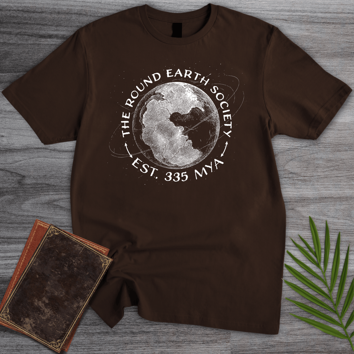 T-Shirt Dark Chocolate / S Round Earth Society T-Shirt