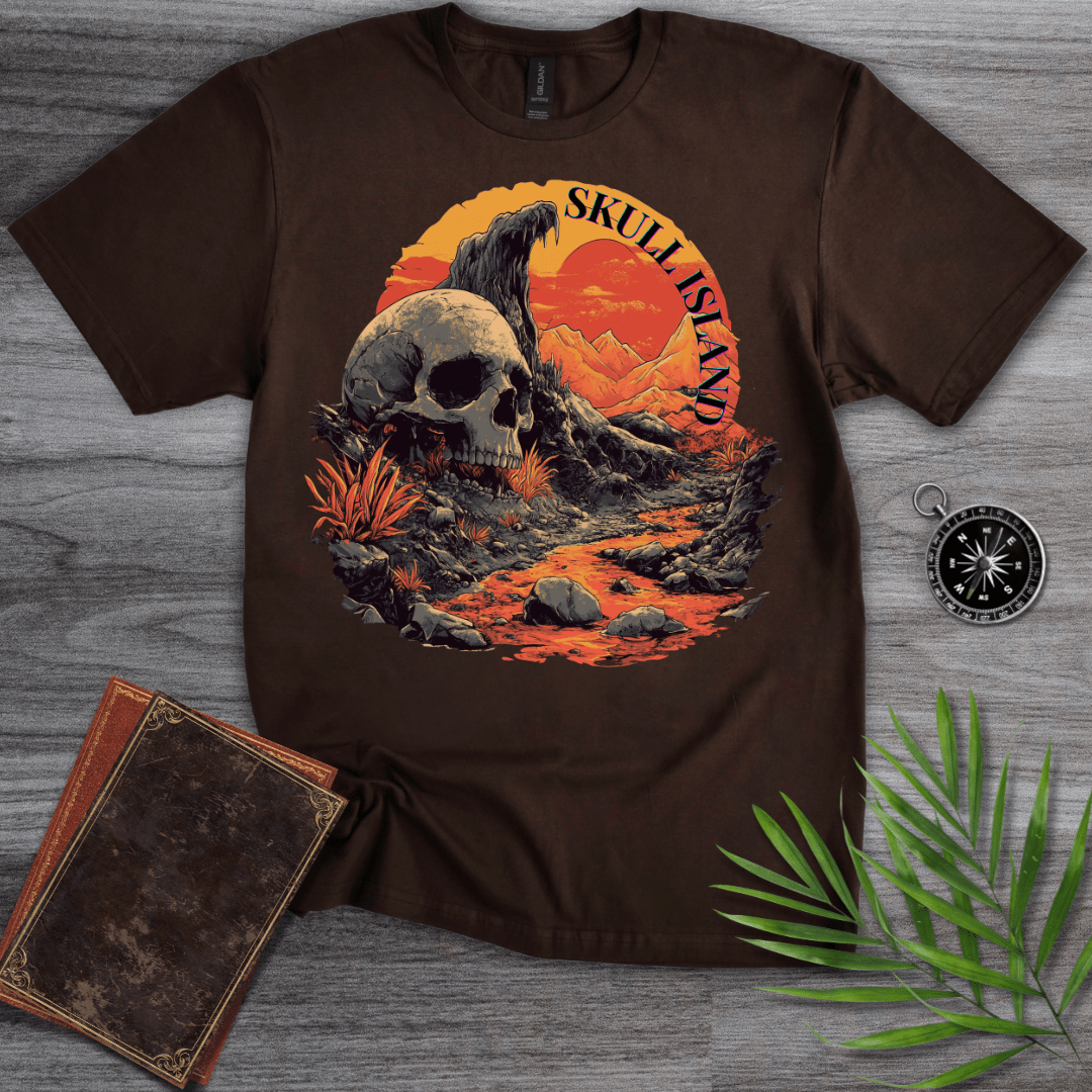 T-Shirt Dark Chocolate / S Skull Island T-Shirt