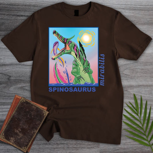 T-Shirt Dark Chocolate / S Spinosaurus - River Phantom Strike T-Shirt