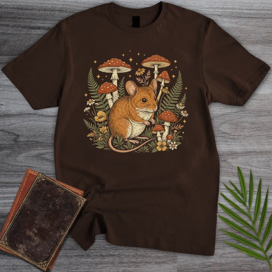 T-Shirt Dark Chocolate / S Starlit Wildflower Mouse T-Shirt