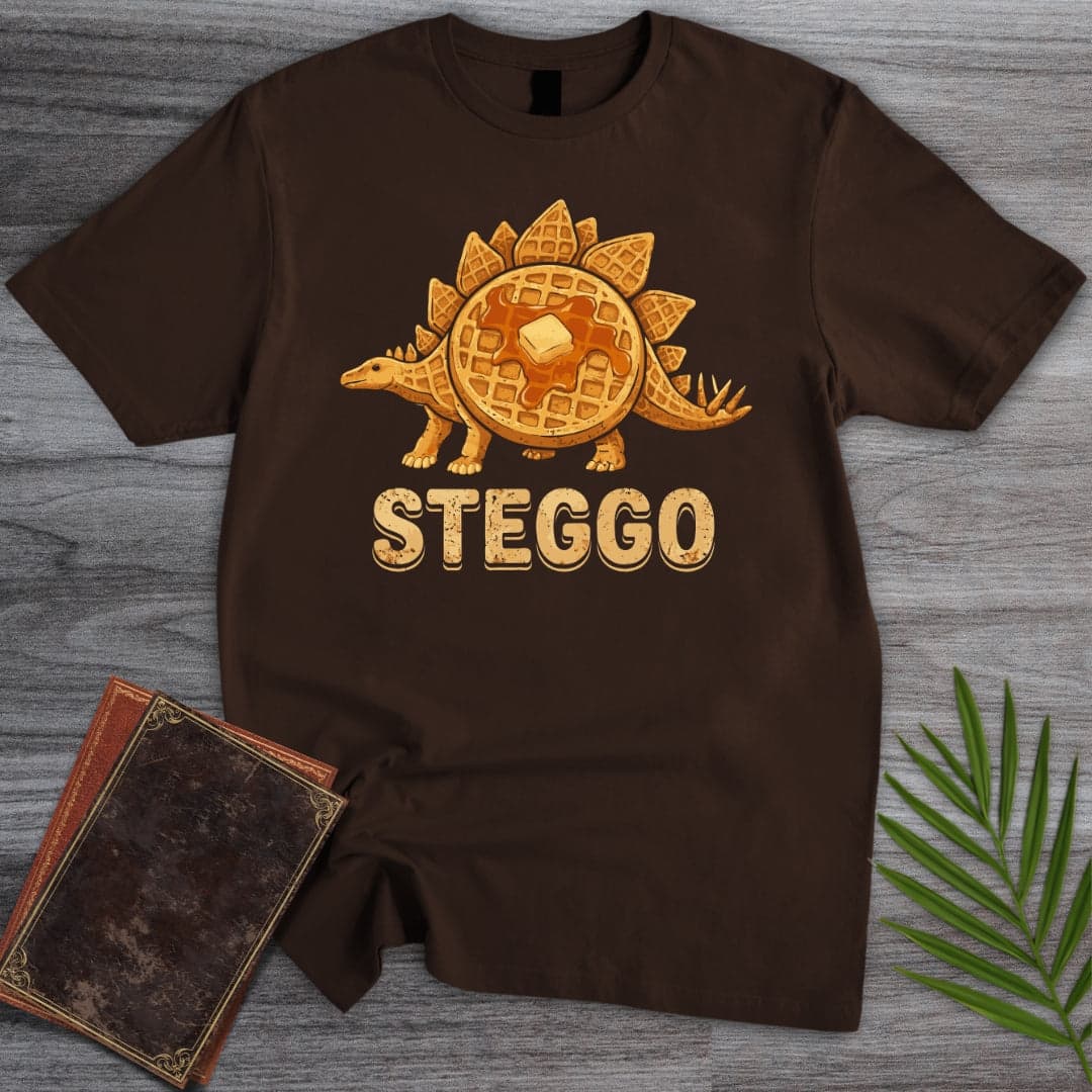 T-Shirt Dark Chocolate / S Steggo Waffles T-Shirt