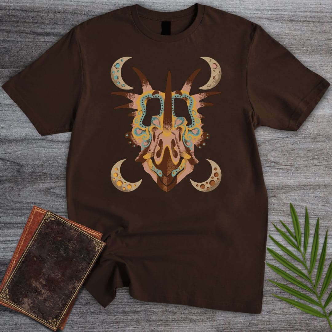 T-Shirt Dark Chocolate / S Styracosaurus Moon Dream T-Shirt