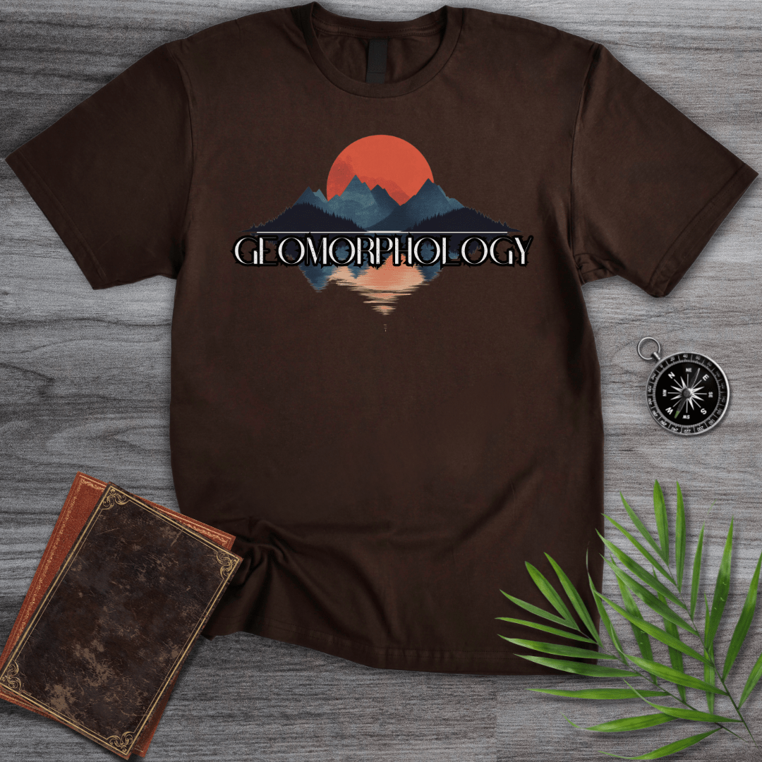 T-Shirt Dark Chocolate / S Sunset Geomorphology T-Shirt