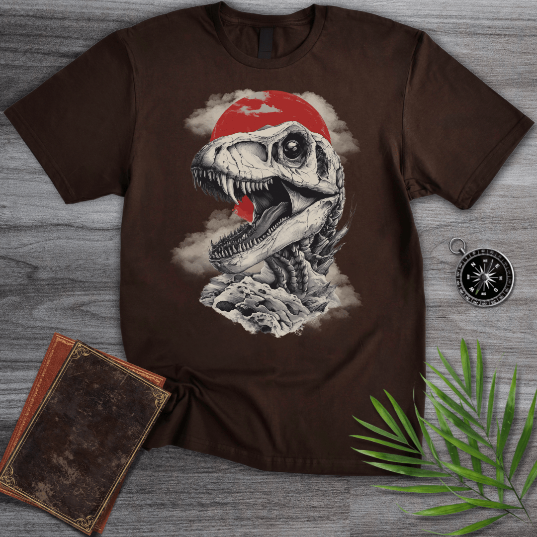 T-Shirt Dark Chocolate / S T-Rex Cloudy Fossil T-Shirt