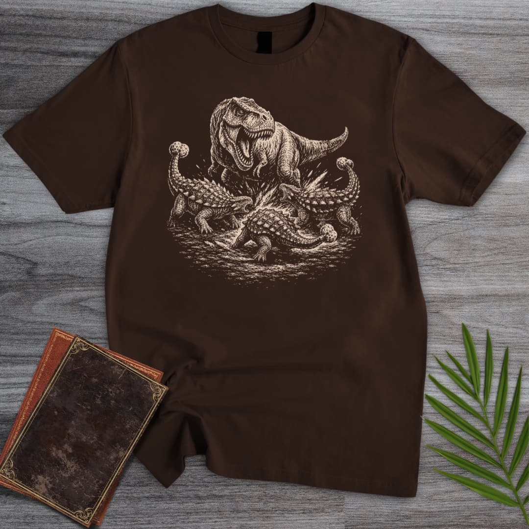 T-Shirt Dark Chocolate / S Tank vs Tyrant T-Shirt
