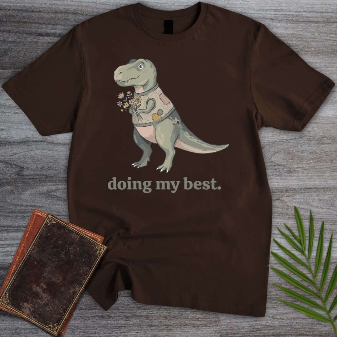T-Shirt Dark Chocolate / S Tender Tyrannosaurus T-Shirt