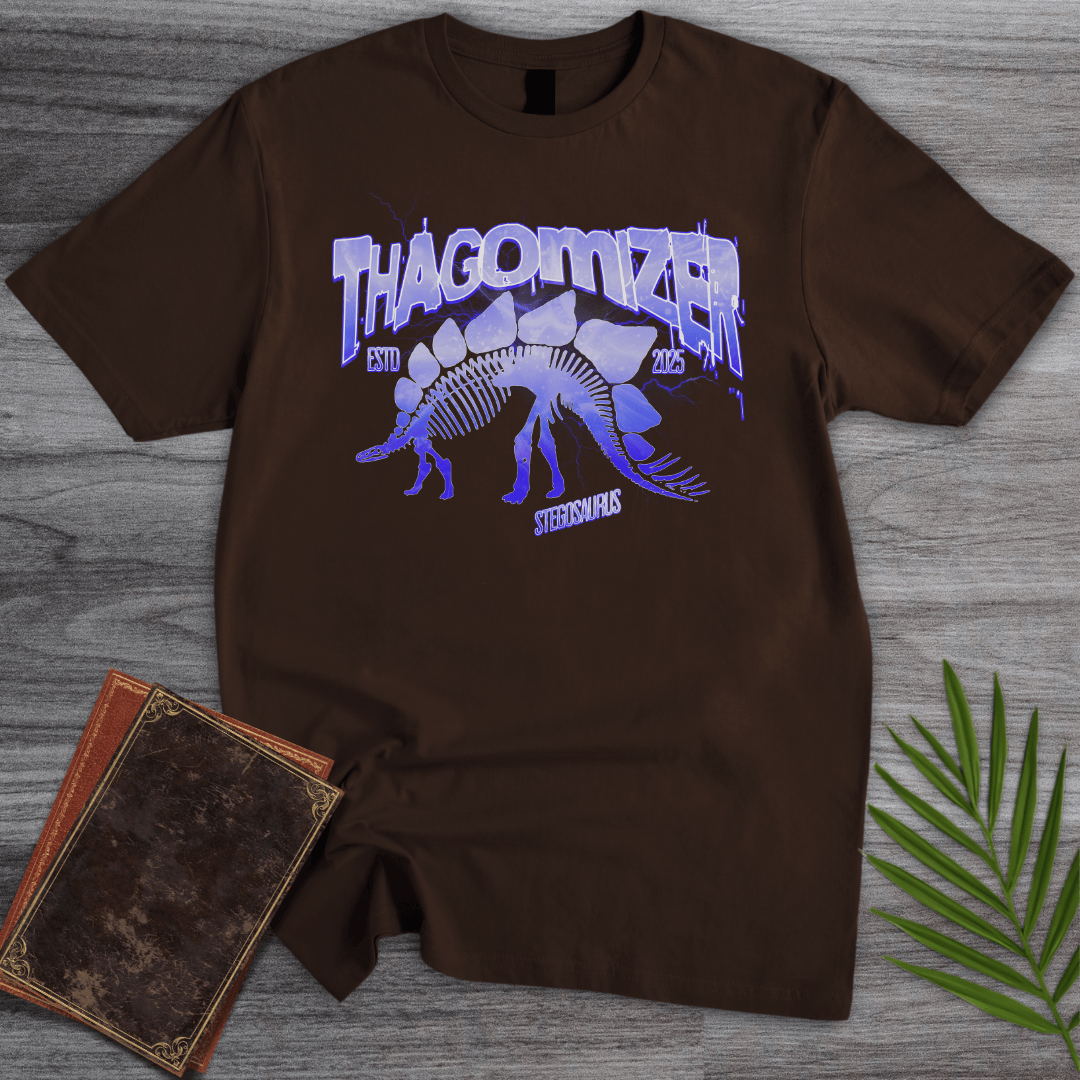 T-Shirt Dark Chocolate / S Thagomizer Electro Stego T-Shirt