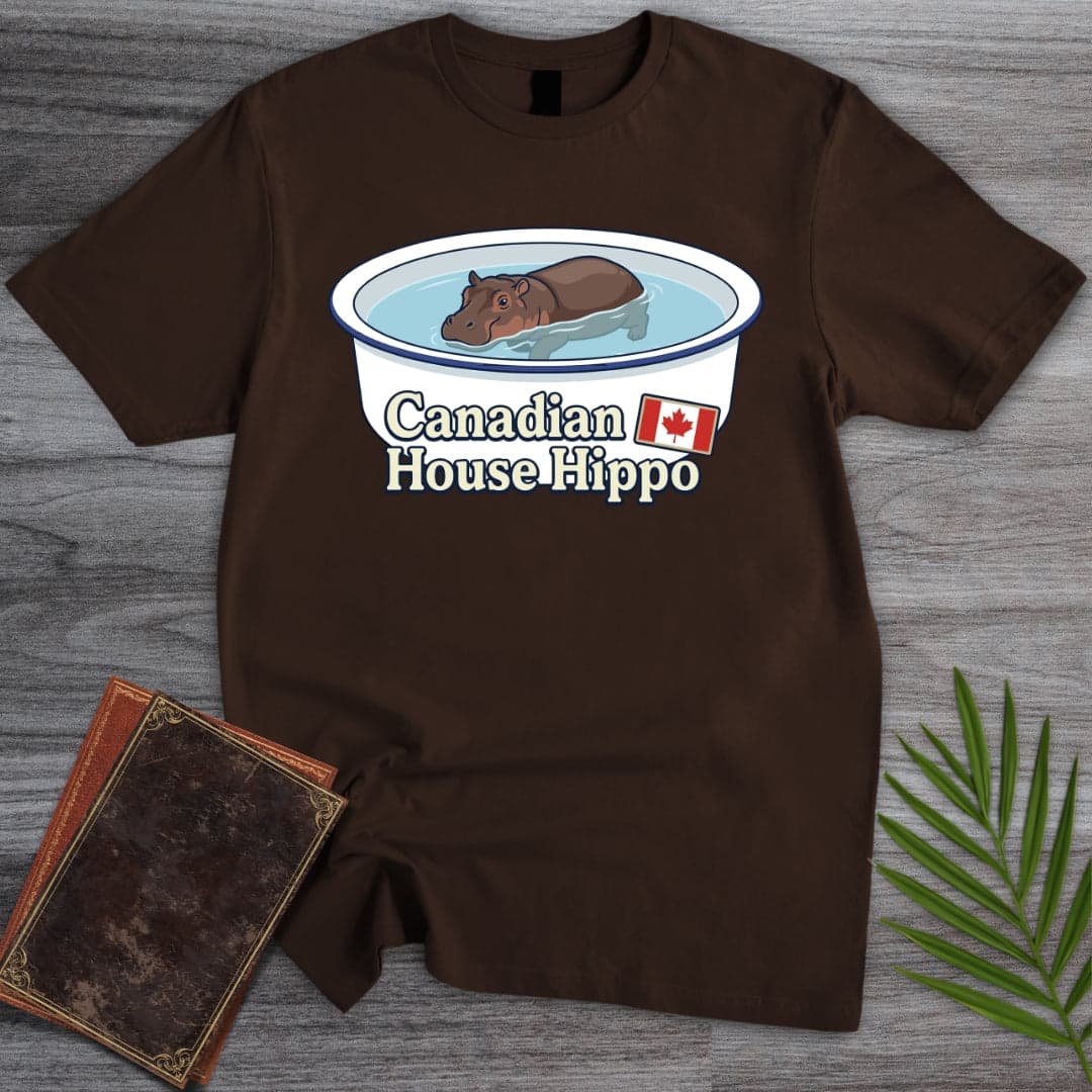 T-Shirt Dark Chocolate / S The Canadian House Hippo T-Shirt