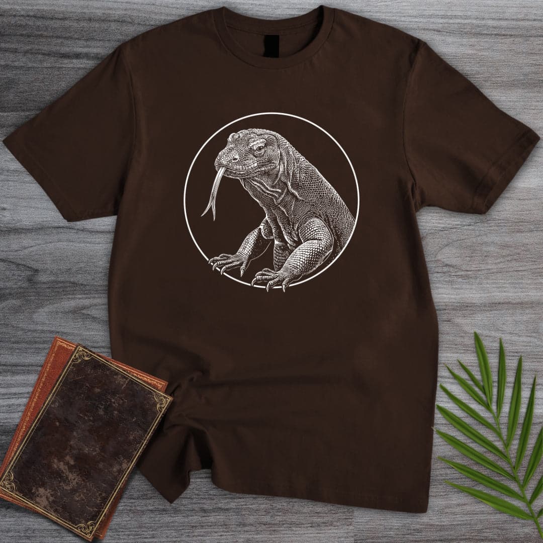 T-Shirt Dark Chocolate / S The Chill Komodo Dragon T-Shirt