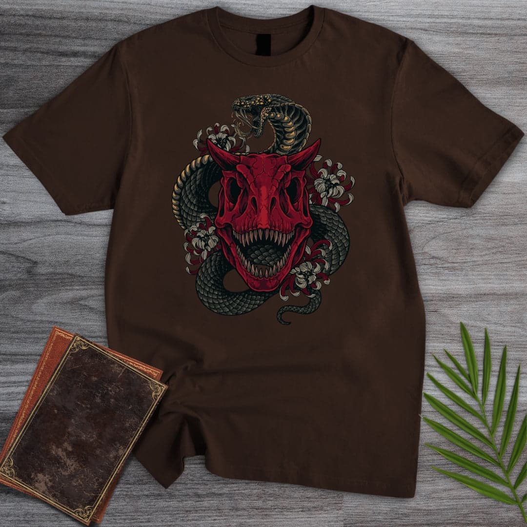 T-Shirt Dark Chocolate / S The Demon Dinosaur T-Shirt