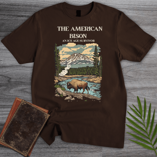 T-Shirt Dark Chocolate / S The Great American Bison T-Shirt