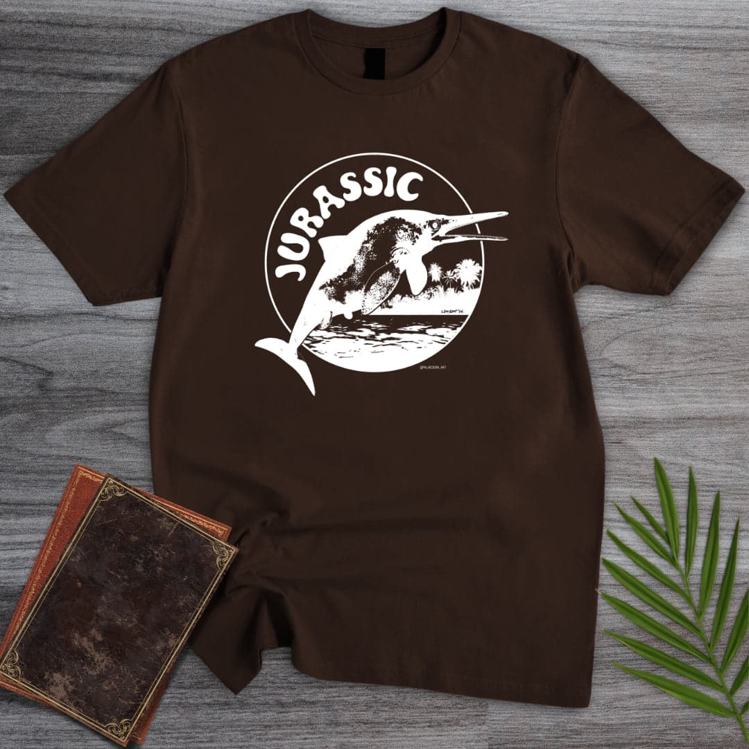 T-Shirt Dark Chocolate / S The Jurassic Oceans T-Shirt (palaeoden_art)
