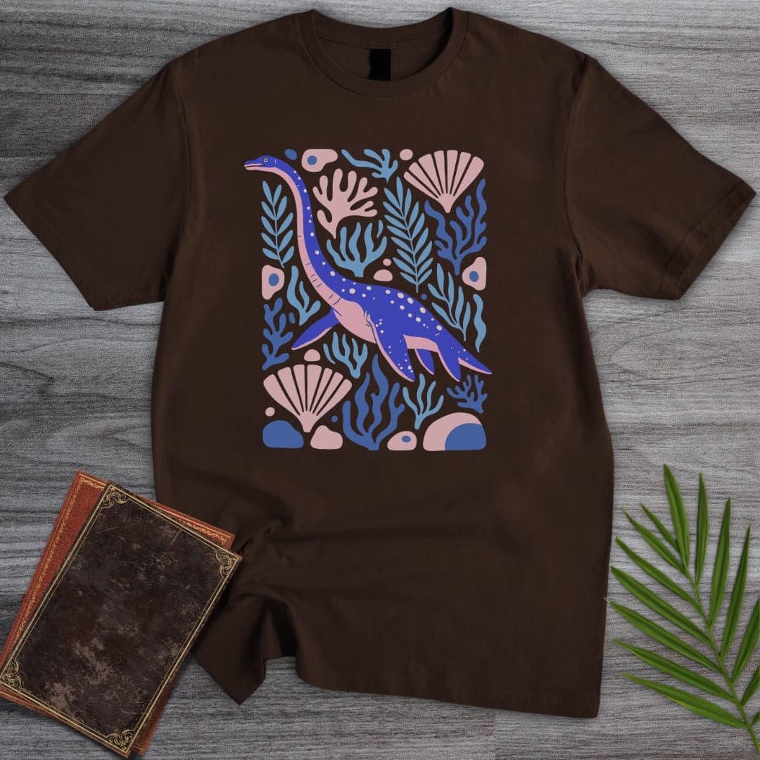 T-Shirt Dark Chocolate / S The Loch Ness Plesiosaurus T-Shirt