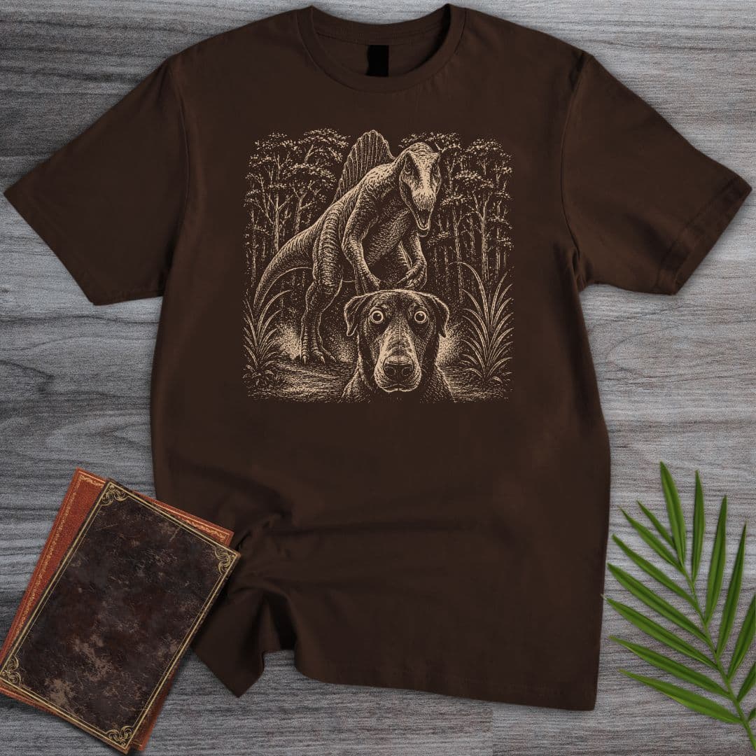 T-Shirt Dark Chocolate / S The Lurkin Spinosaurus T-Shirt