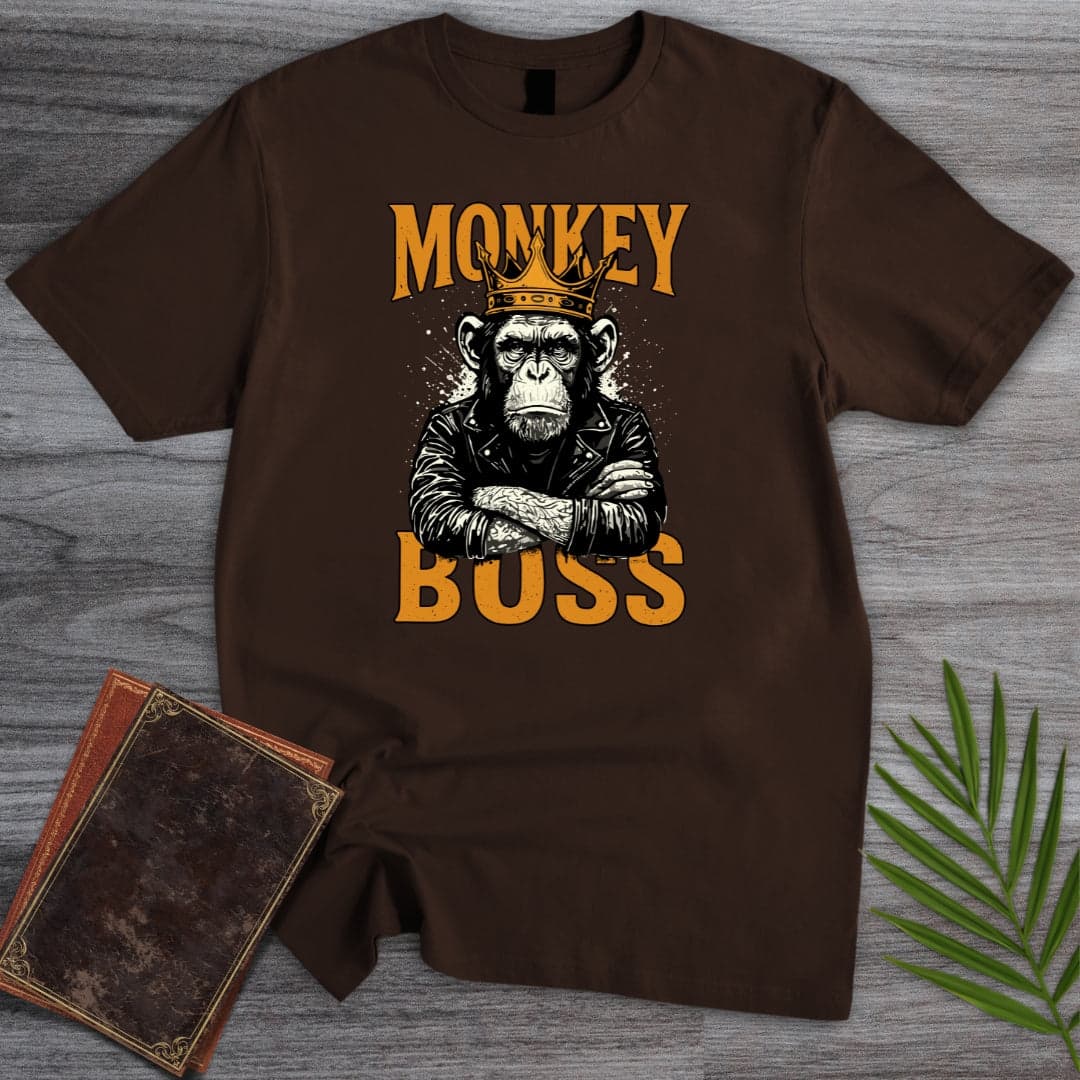 T-Shirt Dark Chocolate / S The Monkey Boss T-Shirt