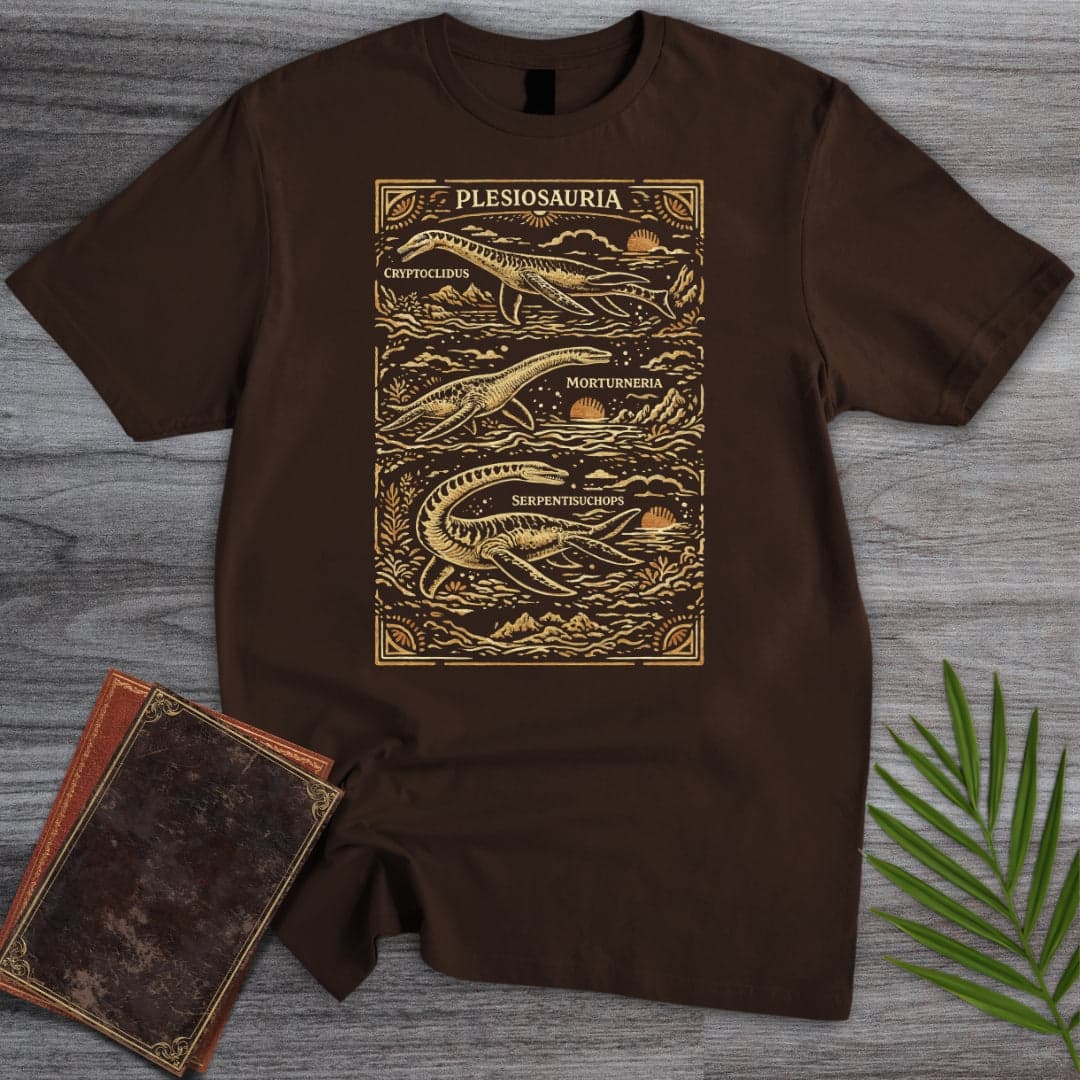 T-Shirt Dark Chocolate / S The West Coast Plesiosauria T-Shirt