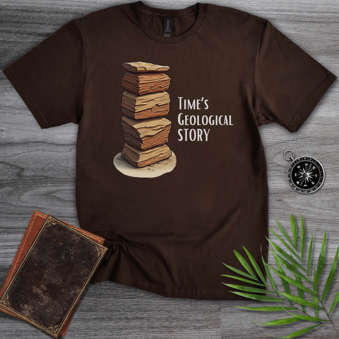 T-Shirt Dark Chocolate / S Time's Geological Story T-Shirt