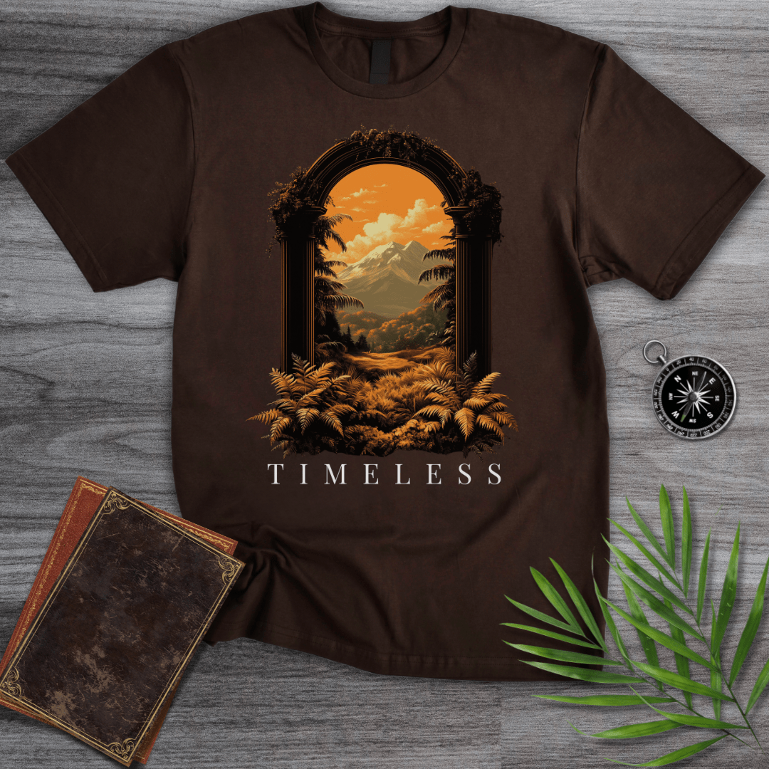 T-Shirt Dark Chocolate / S Timeless Framed Mountain T-Shirt